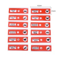 12x Plastic Prepared