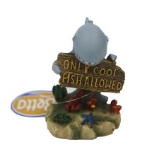 Betta Cool Fishing Sign Aquarium Fish Tank Decoration