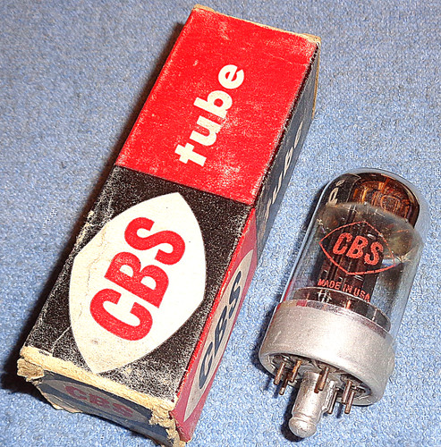 Nos cbs 7n7 vacuum tube - nos,