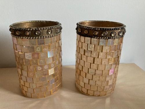 Partylite gold mosaic - , cylinder