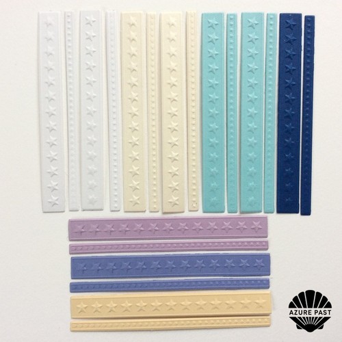 X10 embossed die cuts - die, star