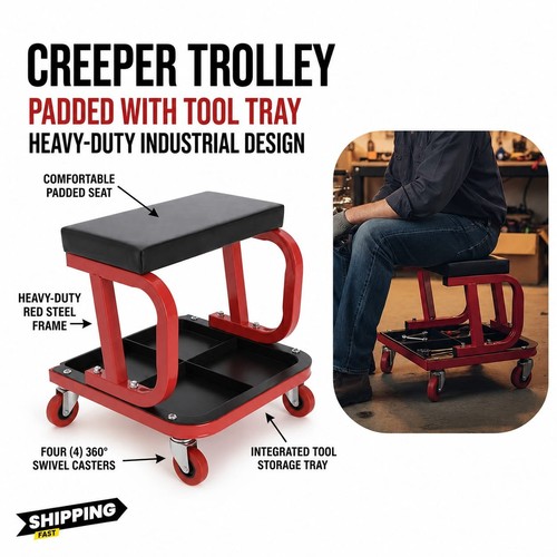 Mechanic stool creeper trolley - stool,