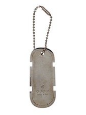 GUCCI Dog Tag Necklace SLV