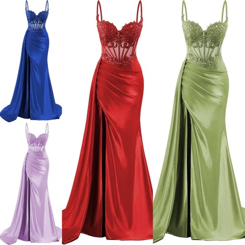 Lace applique satin - satin, formal