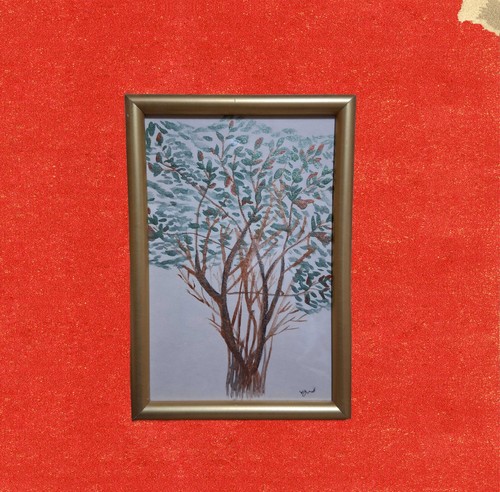 Red robin framed original - red, robin-
