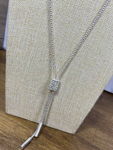 Long lariat tassel necklace - long,