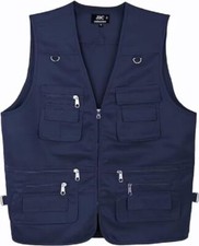 Mens Utility Vest Sleeveless