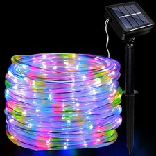 12M 100 LED Solar Rope Tube