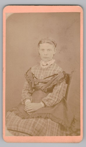 Antique cdv cute - cdv, girl