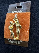 Vintage Gold Tone Dancing