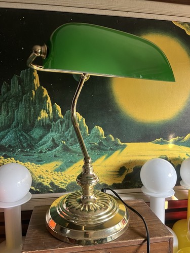 Vintage micromark bankers lamp - micromark,