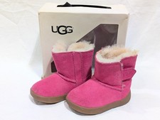 Ugg Keelan Pink Azalea Baby Girls Winter Boots UK Size 2 Boxed
