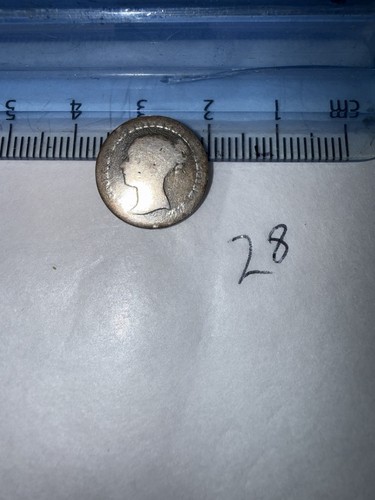 Maundy coin 1843 young - maundy?,