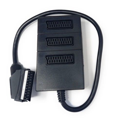 Scart splitter box video - splitter, cable