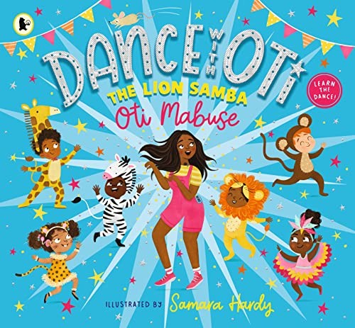 Dance with oti the lion - with,