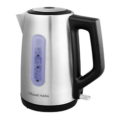 Russell Hobbs Electric Jug Kettle 1.7L 3000W Fast Boil Stainless Steel - Silver