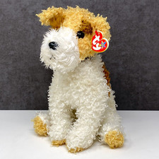 Ty Beanie Buddies 2005 - Corkie the Fox Terrier Dog Plush Soft Toy 10" With Tags