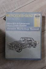 Haynes 1968-72 MERCEDES-BENZ 230,250,280 6-CYL SOHC SEDAN, COUPE ROADSTER 346