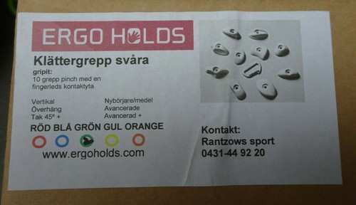 Ergo holds climbing grips 10 - ergo,