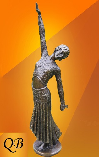 Bronze figurine art deco - art,