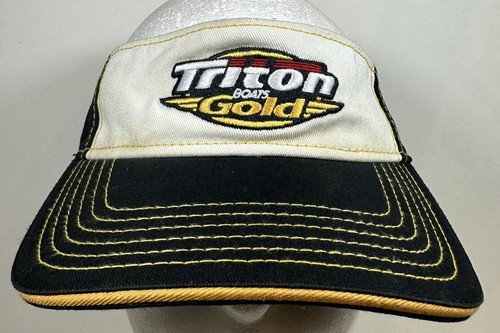 Triton boats gold visor - gold, hat