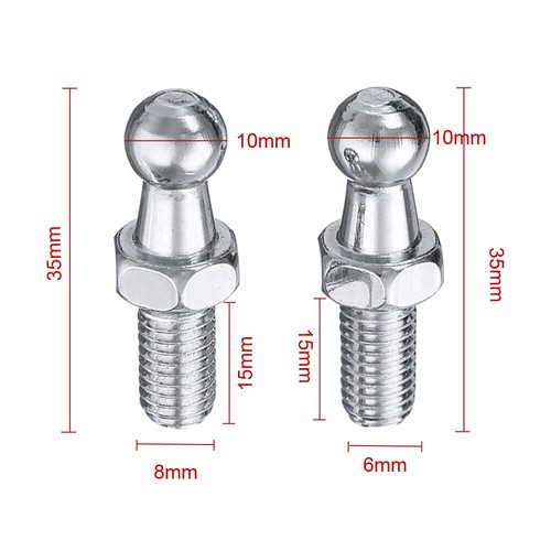 10mm universal metal - 2x,