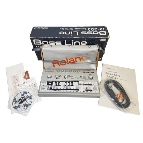 Roland 303 bass line - roland, tb-303