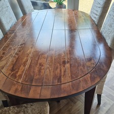 Dark Wood Dining Table from