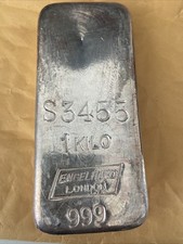 Engelhard 1kg Silver Bullion