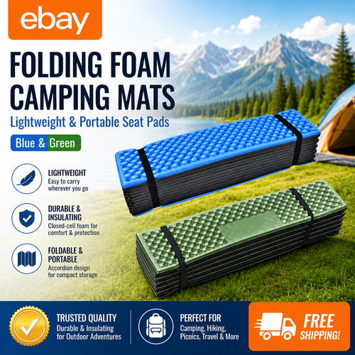 Foldable camping mat - camping, 180x60cm