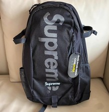 SS20 Supreme Black backpack Cordura Bag Mesh Rucksack 25L
