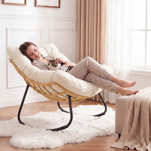 Outdoor papasan rocking chair - papasan,