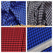 Dogtooth Stretch Jersey Dress