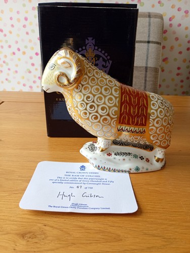 Royal crown derby ram - derby,
