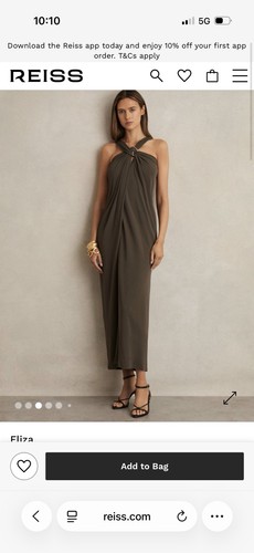 Reiss eliza gathered neck - reiss,