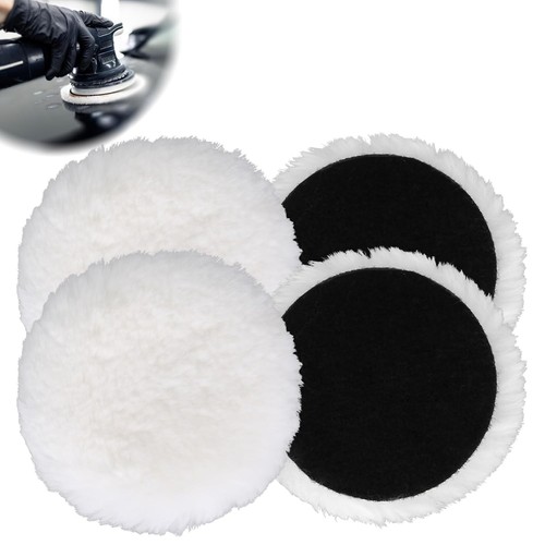 4pcs wool polishing pads 125 - wool,