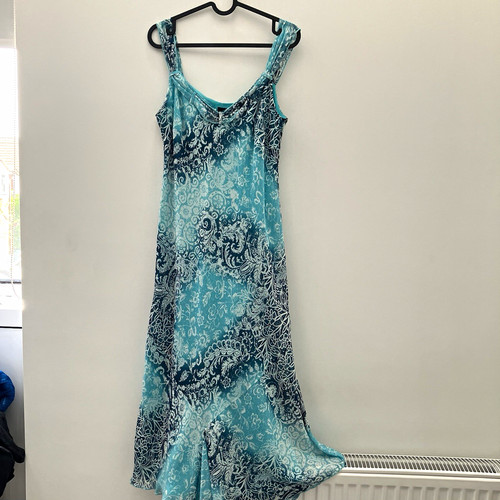 Vintage per una blue floral - per,