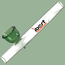 Glass Steamroller Pipe Cup Bowl Smoking Pipes 10cm Long Nicotine Free