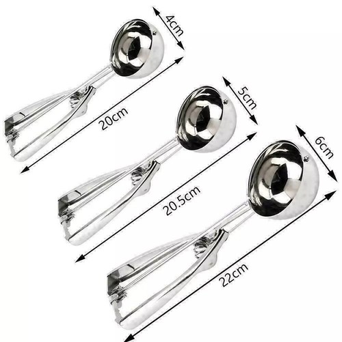 Ice cream scooper with - cream, trigger