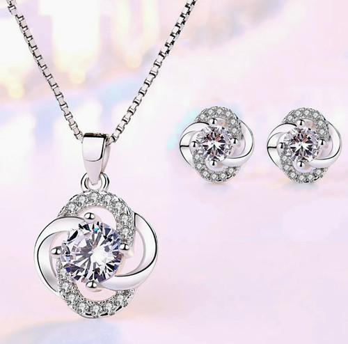 Swirl stone pendant 925 - swirl,