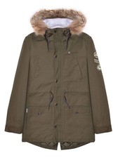 Lambretta Mens Khaki Sherpa