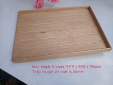 Solid Maple Wood - Sloped Free-standing Draining Board for Belfast / Butler sink