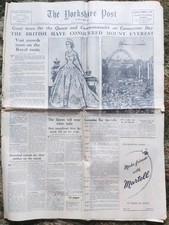 Original 1953 Yorkshire Post