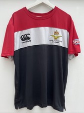 Royal Airforce Spitfires Rugby Shirt Canterbury Sevens Short Sleeve Mens XL