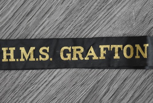 Royal navy cap tally - navy, ribbon