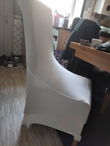 X40 white wedding chair covers - white,