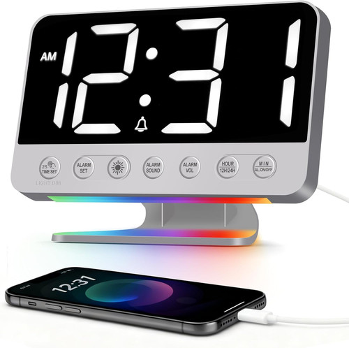 Digital alarm clocks bedside - digital,