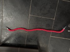 TOP QUALITY QUEUE BARRIER ROPE TWISTED OR VELVET 1.4m LONG FOR BARRIER POSTS