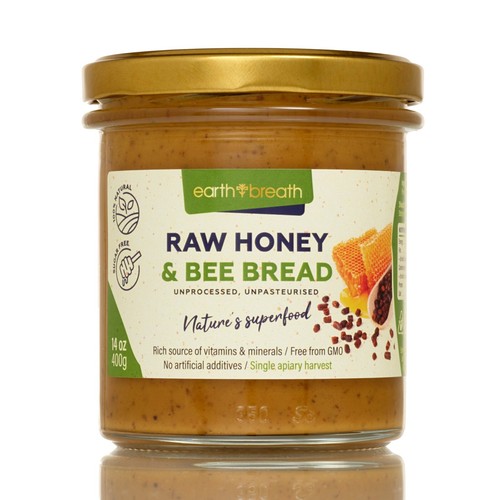 Raw honey with - honey, bread