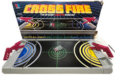 CROSSFIRE : All Action Rapid Fire Table Top 1986 Vintage Game - Rare By MB Games